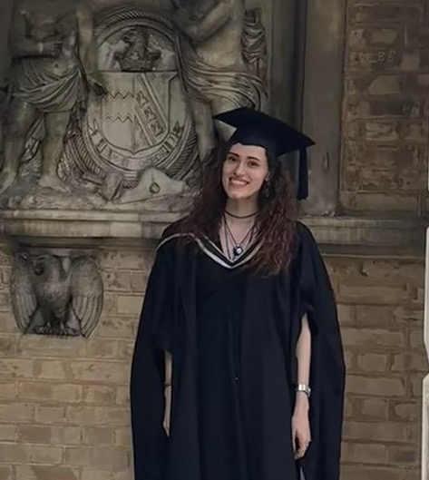 Portrait of Rhiannon Cook-Sutton at her graduation